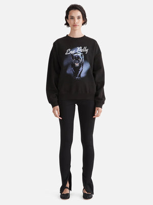 Ena Pelly - Panther Relaxed Sweater - Washed Black