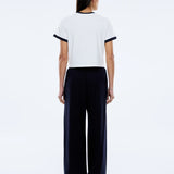 ENA PELLY - Relaxed Ena Sports Baby Tee - Vintage White