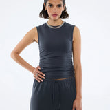 ENA PELLY - Nella Soft Jersey Tank - Vintage Black