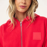 P.E NATION - Evolve Zip Through Hoodie - Strawberry