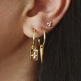 MURKANI - Desert Flower Rectangle Earrings