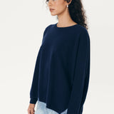 ROWIE - Enzo Marino Knit Jumper - Royal Blue