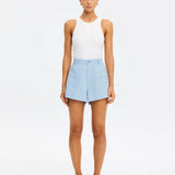 KIVARI - Evie Denim Short - Sky