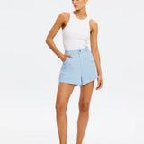 KIVARI - Evie Denim Short - Sky