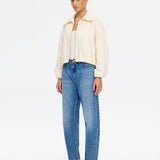 KIVARI - Cass Cropped Jacket - Ivory