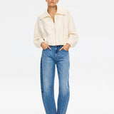 KIVARI - Cass Cropped Jacket - Ivory