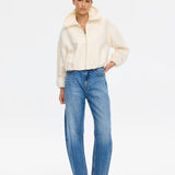 KIVARI - Cass Cropped Jacket - Ivory