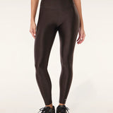 P.E NATION - Fairmont F/L Legging - Coffee Shine