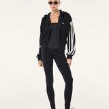P.E NATION - Flip Size Zip Thru Hoodie - Black