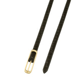 SANCIA - The Aya Belt - Olive Croc
