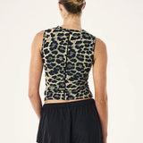P.E NATION - Foundation Muscle Tank - Leopard Print