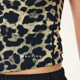 P.E NATION - Foundation Muscle Tank - Leopard Print