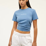 P.E NATION - Fragment Tee - Washed Cornflower Blue