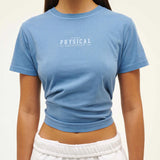 P.E NATION - Fragment Tee - Washed Cornflower Blue