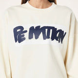 P.E NATION - Frontline Sweat - Whisper White