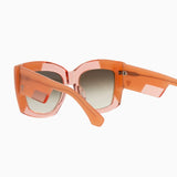 VALLEY EYEWEAR - Coltrane - Transparent Pink w. Blush Corners / Brown Gradient Lens