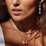 FAIRLEY - Crystal Cocktail Link Necklace