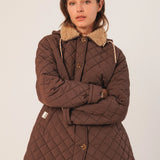 INDI & COLD - Abrigo - Chocolate