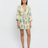 KIVARI - Giselle Tie Front Mini Dress