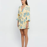 KIVARI - Giselle Tie Front Mini Dress