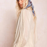 SPELL - Ines Boho Blouse - Light Sand