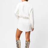 MOSSMAN - Good Intentions Mini Dress - White