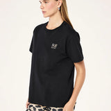 P.E NATION - Heads Up 2.0 Tee - Black / Leopard