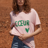AUGUSTE - Heart Classic Tee - Pink