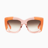VALLEY EYEWEAR - Coltrane - Transparent Pink w. Blush Corners / Brown Gradient Lens