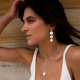 MURKANI - Halcyon Hanging Earrings | Silver