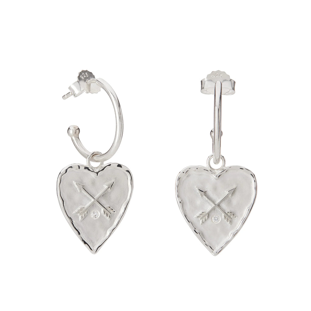 MURKANI - Heart Earrings - Sterling Silver