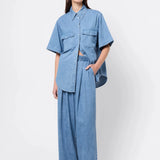 MOSSMAN - High Tide Shirt - Chambray