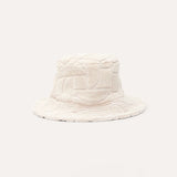 ELKA COLLECTIVE - Monogram Bucket Hat - Ecru