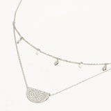 BY CHARLOTTE - Live in Peace Lotus Necklace | Sterling Silver