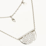 BY CHARLOTTE - Live in Peace Lotus Necklace | Sterling Silver