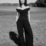 DOMINIQUE HEALY - Pippa Pant - Black Mid-Weight