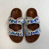 DE SIENA - Norren Beaded Fussbett - Off White Blue