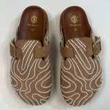 DE SIENA - Mica Fussbett Clogs - Beige Suede