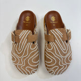 DE SIENA - Mica Fussbett Clogs - Beige Suede