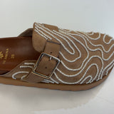 DE SIENA - Mica Fussbett Clogs - Beige Suede