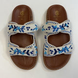 DE SIENA - Norren Beaded Fussbett - Off White Blue