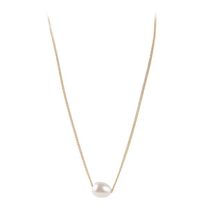 Fairley - Pearl Teardrop Necklace - Gold