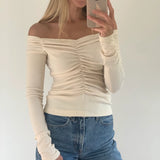 DOMINIQUE HEALY - Luella Longsleeve  - Vanilla Rib