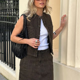 SEVENTY + MOCHI - Noah Mini Skirt - Cocao