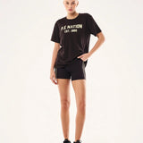 P.E NATION - Infinity Relaxed Tee - Black Bean