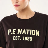 P.E NATION - Infinity Relaxed Tee - Black Bean