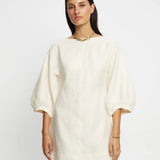KIVARI - Indra Mini Dress - Ivory