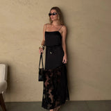 KIVARI - Blair Lace Maxi Dress - Black