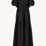 SHONA JOY - Josephine Square Neck Tiered Maxi Dress