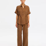 KIVARI - Jaxon Shirt - Chocolate